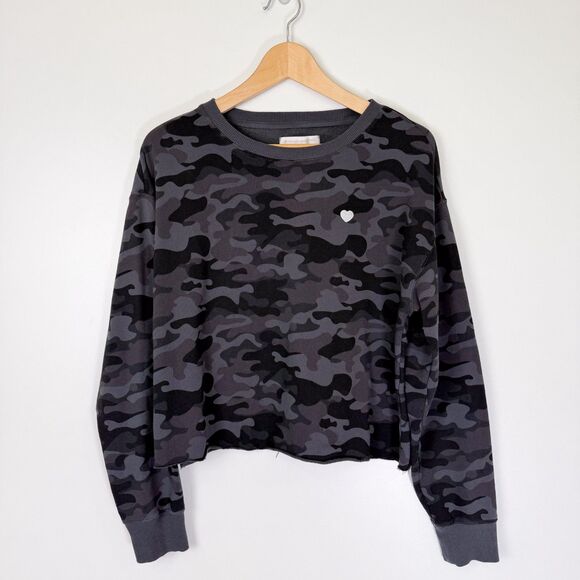 Spiritual Gangster Mazzy Pullover Radiate Love Camo Sweatshirt Sz Large - Picture 3 of 9